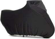 🏍️ soft stretch dustproof indoor motorcycle cover – compatible with harley davidson, honda, suzuki, kawasaki, yamaha, and all motorcycles – 96 inches логотип