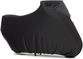 img 4 attached to 🏍️ Soft Stretch Dustproof Indoor Motorcycle Cover – Compatible with Harley Davidson, Honda, Suzuki, Kawasaki, Yamaha, and All Motorcycles – 96 Inches