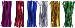 img 3 attached to 200 Treat Bags With 200 4" Twist Ties 6 Mix Colors - 1.4Mils Thickness OPP Plastic Bags (4'' X 6'')