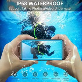 img 2 attached to Temdan Waterproof Case For Samsung Galaxy S22 Ultra 5G - 360° Full Body Protection With Built-In Screen Protector And Heavy Duty Shockproof Design - IP68 Rated - Blue