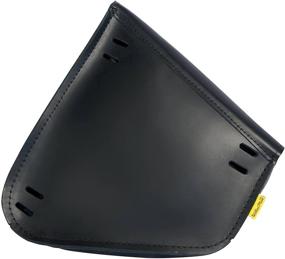 img 2 attached to Dowco Willie & Max 59906-00 Matte Black Leather Buckle Swingarm Bag: Perfect for Dual Shock Bikes, Sportster & Yamaha Bolt - 9 Liter Capacity - Sleek Black Design with Matte Black Buckle