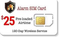 speedtalk mobile 4g lte gsm alarm monitoring sim card - preloaded with $25 credit, 3 in 1 size, no contract, no credit check, 120 days service plan for home and business security systems logo