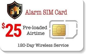img 3 attached to SpeedTalk Mobile 4G LTE GSM SIM-карта для мониторинга сигналов тревоги — с предзагруженным кредитом в размере 25 долларов США, размером 3 в 1, без контракта, без проверки кредитоспособности, 120-дневный план обслуживания для систем безопасности дома и бизнеса