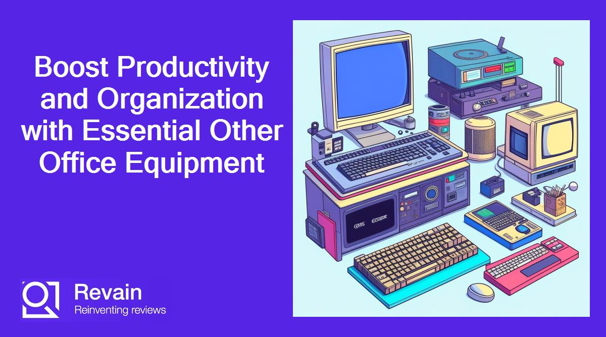 Boost Productivity and Organization with Essential Other Office Equipment