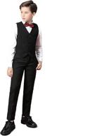 burgundy toddler wedding outfit dresswear boys' clothing, suits & sport coats logo