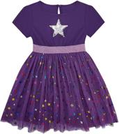 ✨ sparkle in style: shop the danichins layered sparkle little purple girls' clothing collection логотип