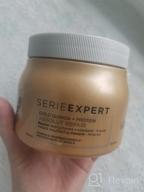 img 2 attached to 🧖 L'Oreal Serie Expert Absolut Repair Resurfacing Gold Quinoa Protein Mask - 8.4 oz, for Intense Hair Repair review by Agata Konarska ᠌