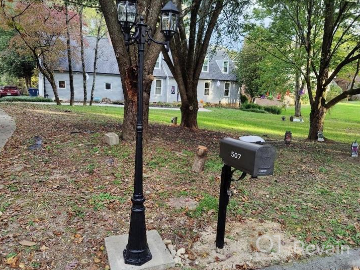 img 1 attached to ETL Listed 3-Head LED Outdoor Post Light Combination - Perfect For Backyard, Patio, Garden & Walkway Lighting! review by Adam Jauregui