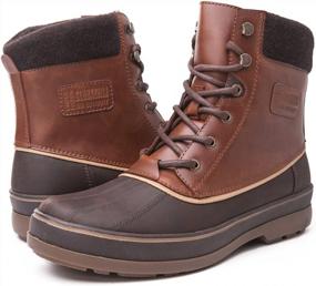img 4 attached to Warm Up Your Winter With The Stylish And Durable GLOBALWIN Men'S Winter Boots