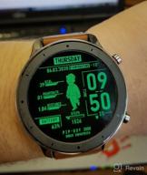 img 1 attached to 🕰️ Amazfit GTR 42mm Smartwatch - GPS+Glonass, Heart Rate Monitor, Activity Tracker, 12-Sport Modes, Moonlight White, 10-Day Battery Life review by Minoru Koshida ᠌