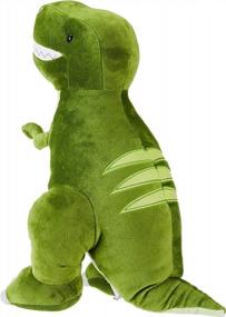 img 1 attached to GUND Chomper Dinosaur T-Rex Plush: 15" Of Green Adorableness!