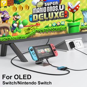 img 3 attached to Portable Switch Dock With HDMI, USB, And Charging For Nintendo Switch And More