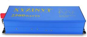 img 1 attached to XYZ INVT 2500watt Pure Sine Wave Power Inverter: DC 12V to AC 120V with LED Display & Wireless Remote Control - Ideal for RV Car Off-Grid Solar System (2500w 12V RC)