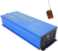 xyz invt 2500watt pure sine wave power inverter: dc 12v to ac 120v with led display & wireless remote control - ideal for rv car off-grid solar system (2500w 12v rc) logo