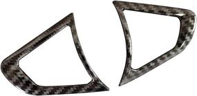 img 2 attached to Enhance Your Ford Fusion Mondeo Edge with a Stylish 3PCS Carbon Fiber Folor Steering Wheel Cover!