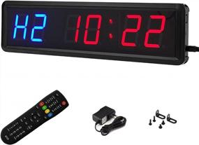 img 4 attached to BTBSIGN 1.8'' LED Interval Workout Timer Countdown Stopwatch