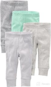 img 3 attached to 👶 Unisex Baby Pants, Pack of 4 - Simple Joys by Carter's