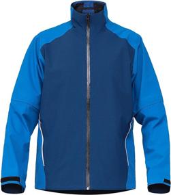 img 4 attached to Водонепроницаемые легкие куртки Performance Blue Full Zip