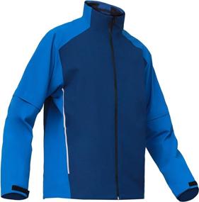 img 3 attached to Водонепроницаемые легкие куртки Performance Blue Full Zip