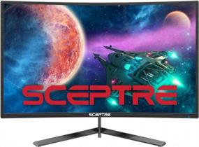 img 4 attached to Sceptre C248B 144RN: Edge Less FreeSync DisplayPort, Curved Screen, 165Hz, Built-In Speakers, Frameless Design, Blue Light Filter – LED Monitor