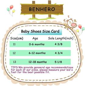 img 1 attached to BENHERO Booties Anti Slip Newborn Toddler Boys' Shoes : Boots