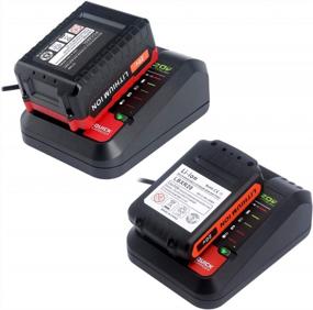 img 3 attached to Porter Cable 20V Lithium Battery PCC680L, PCC681L, PCC682L, And PCC685LP Compatible Elefly 20V Battery Charger Replacement - PCC692L - Also Fits Black Decker 20V Batteries