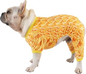 img 4 attached to CuteBone Pajamas Apparel Jumpsuit Clothes Dogs - Apparel & Accessories