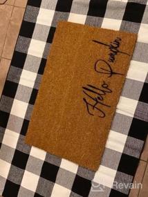 img 5 attached to Chic KaHouen 23.6''X35.4'' Buffalo Check Rug: Perfect Addition To Your Kitchen, Bathroom, Or Laundry Room