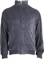 experience comfort and style with sweatsedo men's velour track jacket logo