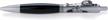 woodriver law enforcement click ballpoint pen kit, satin chrome logo