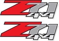 🚚 chevy truck z71 4x4 decals, bedside sticker (2007-2013) 1500 2500 hd | clear back | premium series логотип