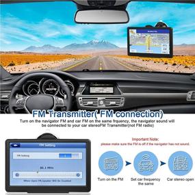 img 2 attached to 🗺️ Aroa GPS Navigation System for Car Truck - 2022 Map, 7 Inch Touchscreen, 8G + 256M, Voice Guidance & Speed Camera Warning - Free Map Update