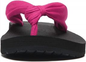 img 1 attached to 👡 Step into Comfort: MAIITRIP Women's Arch-Supportive Cloth Strap Flip Flops