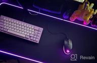 img 1 attached to Upgrade Your Mouse Experience With Razer Strider Hybrid Mouse Mat - Soft Base, Smooth Glide, Anti-Slip, Portable & Water-Resistant - Large Size In Quartz Pink review by Arlene Martinez