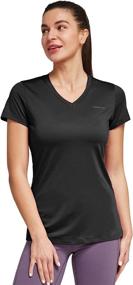 img 4 attached to Stylish And Comfortable Women'S Short Sleeve V-Neck Athletic T-Shirts For Summer Workouts And Casual Wear By OGEENIER