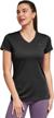 stylish and comfortable women's short sleeve v-neck athletic t-shirts for summer workouts and casual wear by ogeenier logo