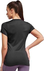 img 3 attached to Stylish And Comfortable Women'S Short Sleeve V-Neck Athletic T-Shirts For Summer Workouts And Casual Wear By OGEENIER