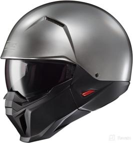 img 1 attached to HJC I20 Helmet (X-Small) (Hyper Silver)