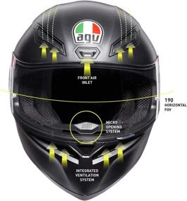 img 2 attached to 👑 AGV K1 Helmet - Large Size, Matte Black Finish | Ultimate Protection & Style