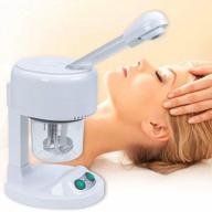 acefox facial steamer with hot mist and ozone humidifier for home and beauty salon use - extract blackheads, rejuvenate and hydrate your skin for a youthful complexion on any table logo