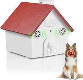 img 4 attached to Outdoor Ultrasonic Bark Control Device - 50-foot Range Anti Barking Device with Adjustable Ultrasonic Level Control - Ideal for Backyards | 2022 Birdhouse Design