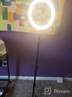 img 1 attached to 10-Inch Ring Light With Tripod Stand, Phone Holder, And Remote - Ideal For Makeup, Video Calls, And Live Streaming By Eicaus review by Melissa Gonzalez