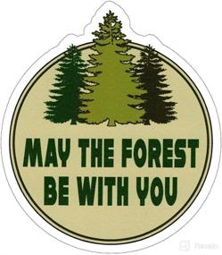 img 1 attached to 🌳 Forest Blessings: Mini Bumper Sticker or Laptop Decal (3.25" X 3.75")