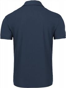 img 1 attached to Get Sporty With ZITY Men'S Short Sleeve Polo Shirt For Golf, Tennis And More!
