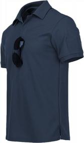 img 2 attached to Get Sporty With ZITY Men'S Short Sleeve Polo Shirt For Golf, Tennis And More!