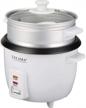 tayama rice cooker with steam tray 3 cup, white (rc-03r) logo