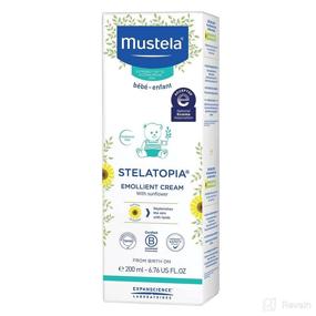 img 3 attached to 👶 Mustela Stelatopia Eczema-Prone Skin Emollient Baby Cream – Nourishing Lotion for Sensitive Skin, Avocado & Sunflower Oil – Fragrance-Free 6.76 fl. oz.