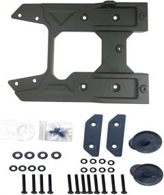 img 2 attached to 🔧 Lantsun Spare Tire Carrier Tailgate Bracket Hinge Reinforcement Kits for 2018-2021 JL Wrangler: Enhanced Durability and Secure Tire Storage