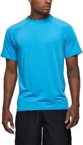 img 3 attached to Men'S UPF 50+ Rashguard Swim Tee - Satankud Short Sleeve Running Shirt For Swimming, Hiking & Workouts