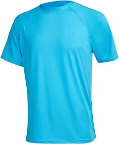 img 4 attached to Men'S UPF 50+ Rashguard Swim Tee - Satankud Short Sleeve Running Shirt For Swimming, Hiking & Workouts